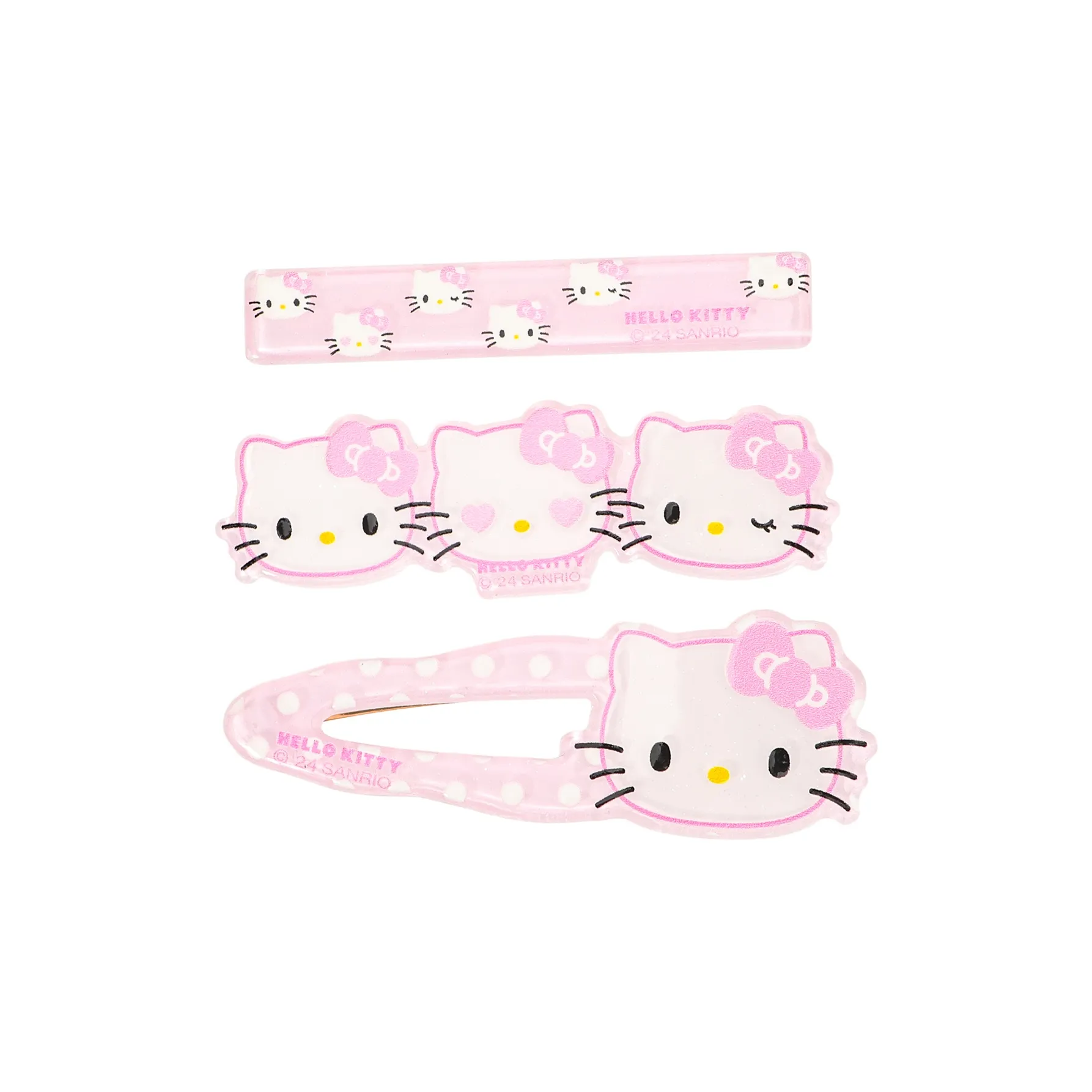 Hello Kitty Акриловые заколки для волос Женские