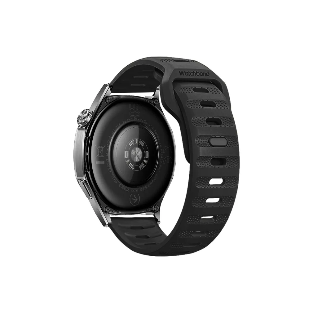 Watchbond Strap Huawei Compatibility FKM Fluoroelastomer Material 22MM