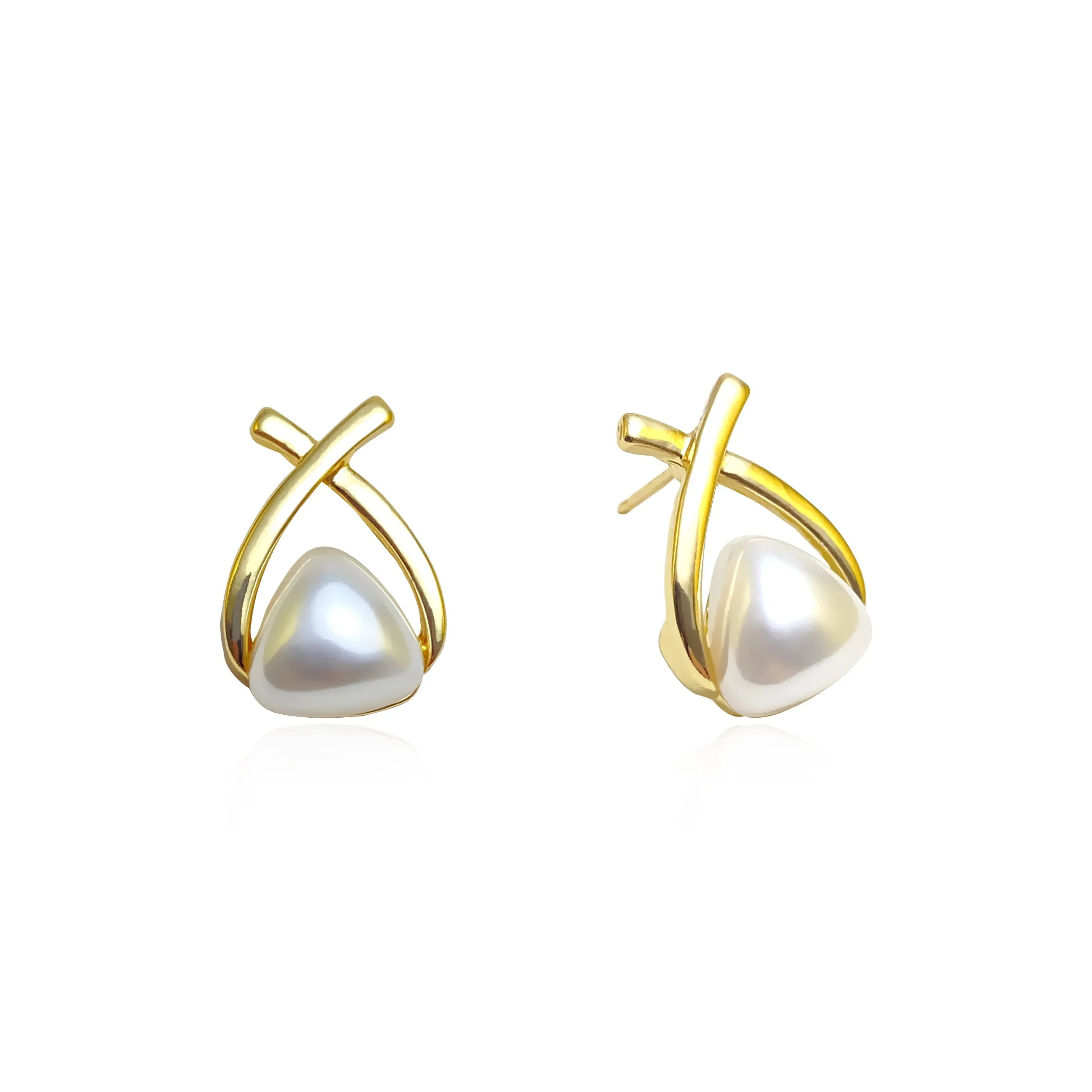 ERXI 925 Sterling Silver Stud Earrings Women's
