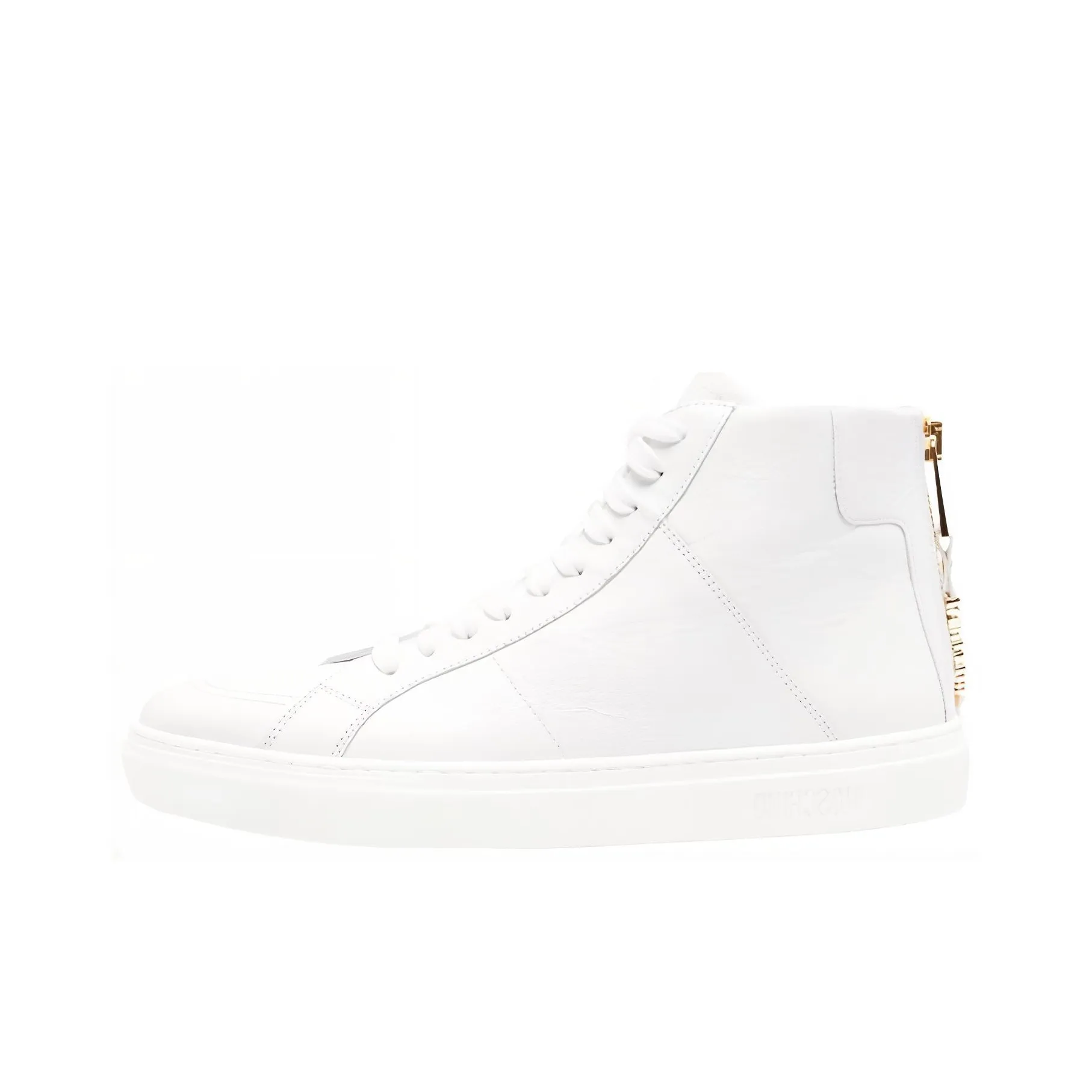 MOSCHINO Leather Hi-top Sneakers