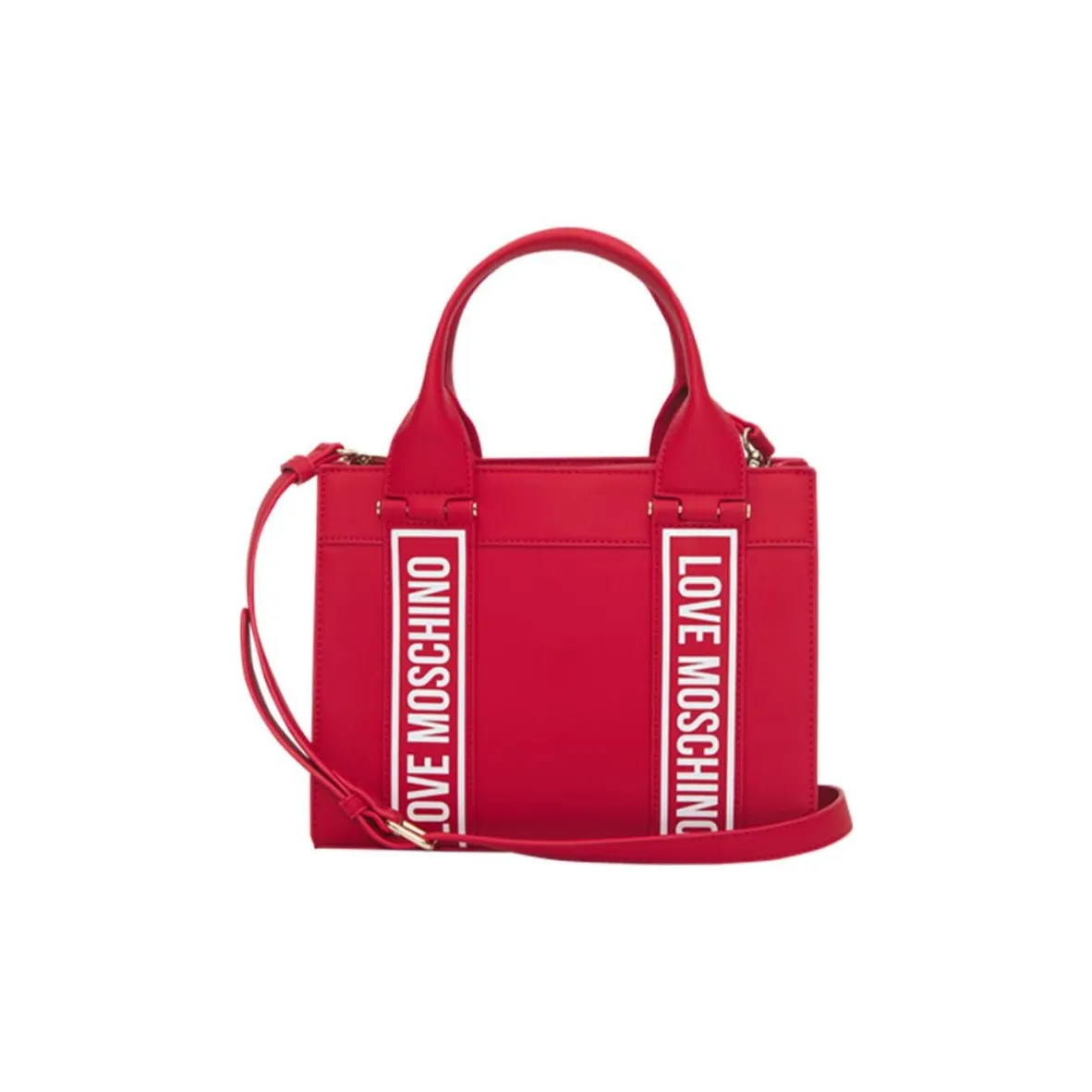 LOVE MOSCHINO Сумка через плечо из синтетической кожи женская красная