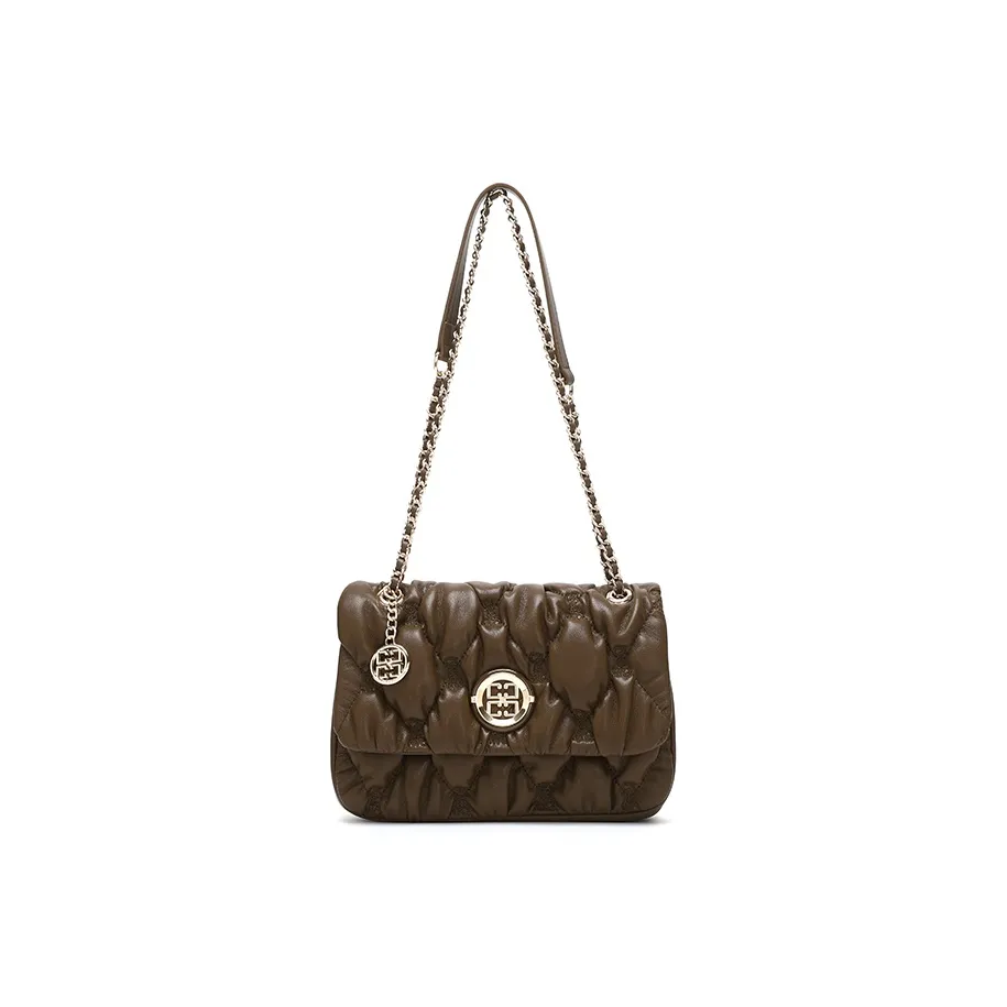 BETTINA VIVIAN ПУ (полиуретан) Сумка через плечо Стандартная Женская Коричневая