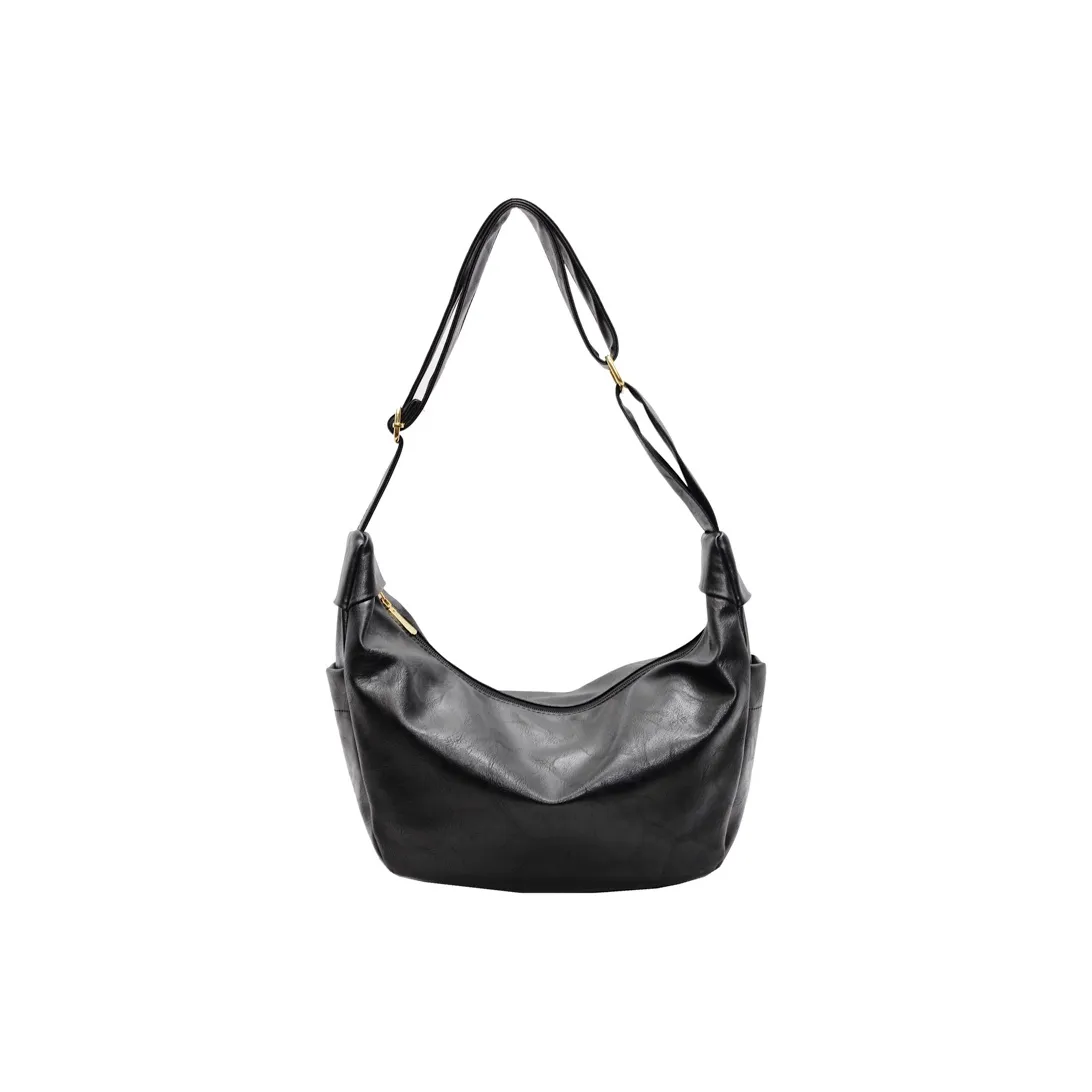 morellybear ПУ (полиуретан) Сумка через плечо Стандартная Женская Черный Экрю Коричневый Кофейный