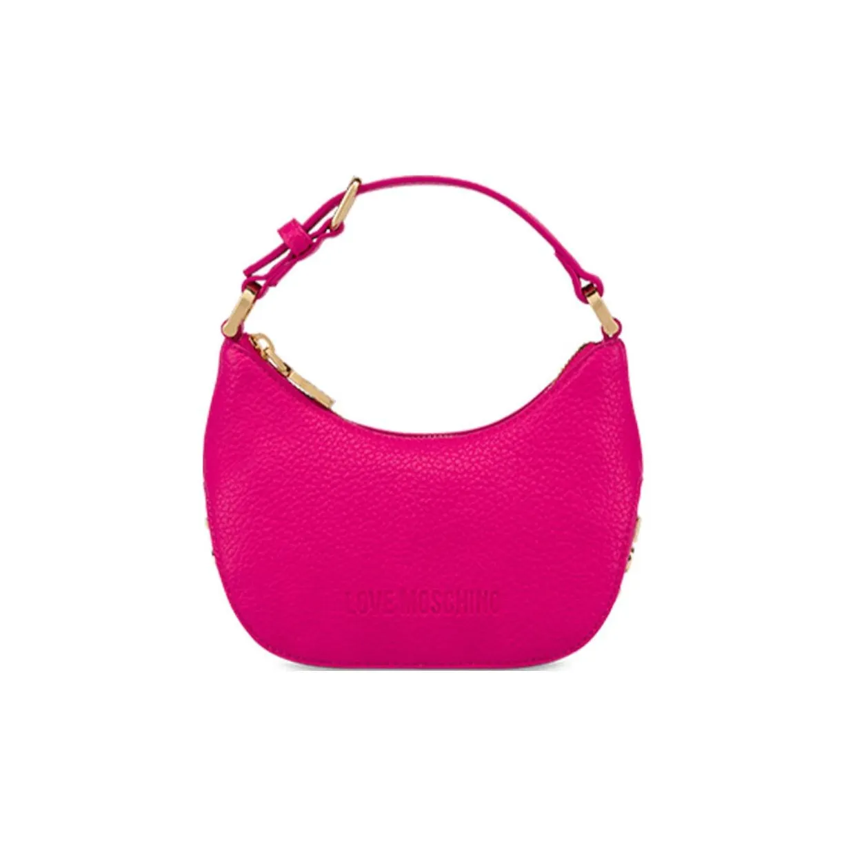 LOVE MOSCHINO ПУ (полиуретан) Седло Сумка Сумка через плечо Сумка Маленькая Женская Фуксия