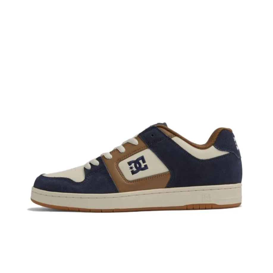 DC Shoes MANTECA 4 Abrasion Resistant Low Top Casual Shoes Men's Blue Brown