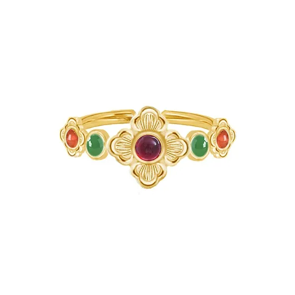 Masw Chinese Traditional Style Luxury Niche Elegance Rings Women's
