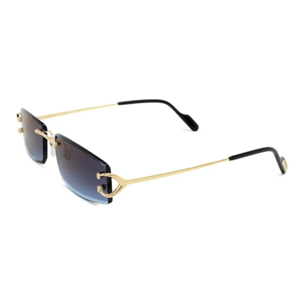 Cartier Rectangular Frame Sunglasses