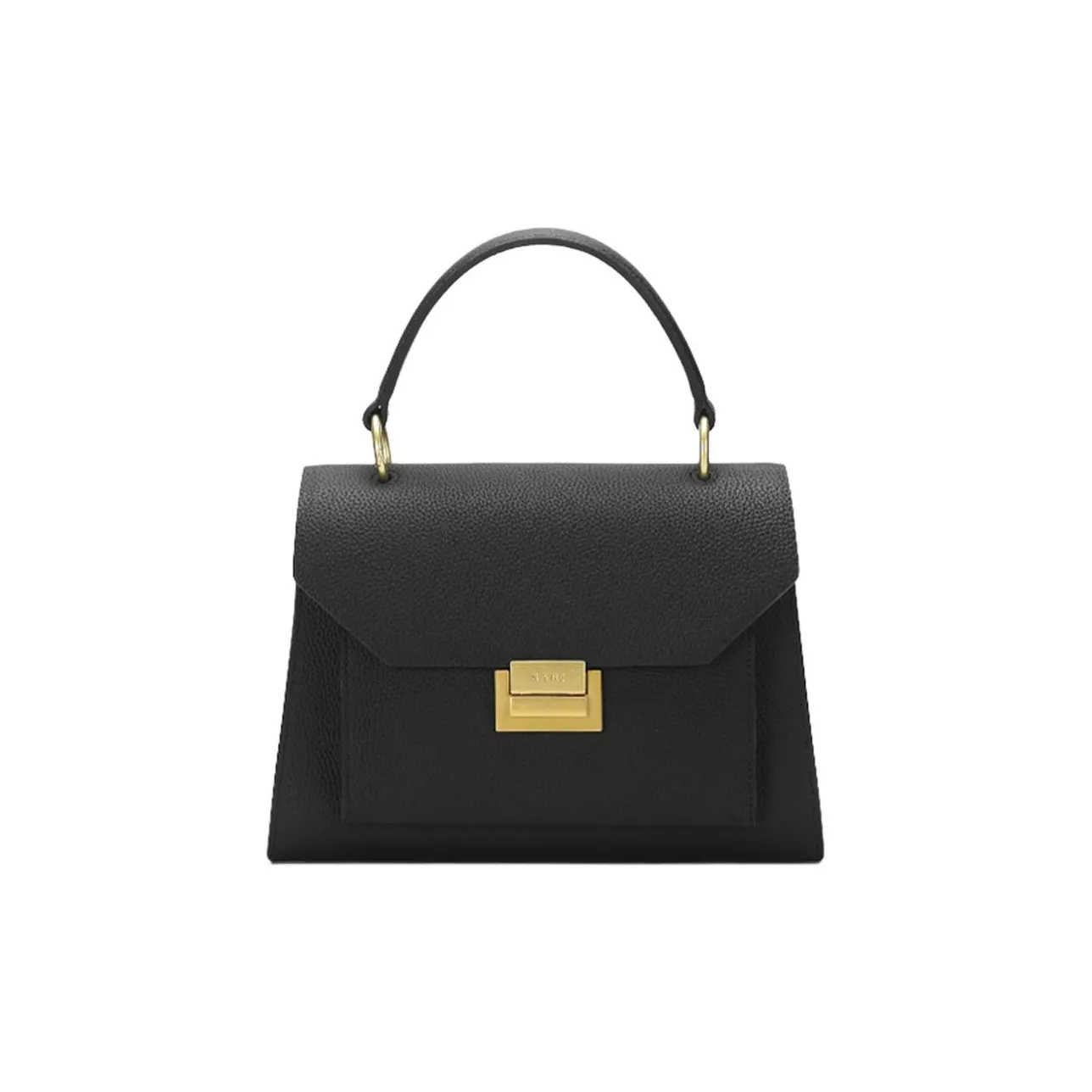 SADI Cow Leather Handbag Regular Women's Black/Brown