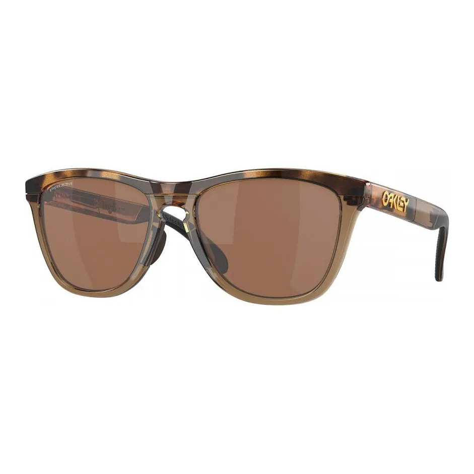 Oakley Injection-Molded Round Sunglasses Men's Brown