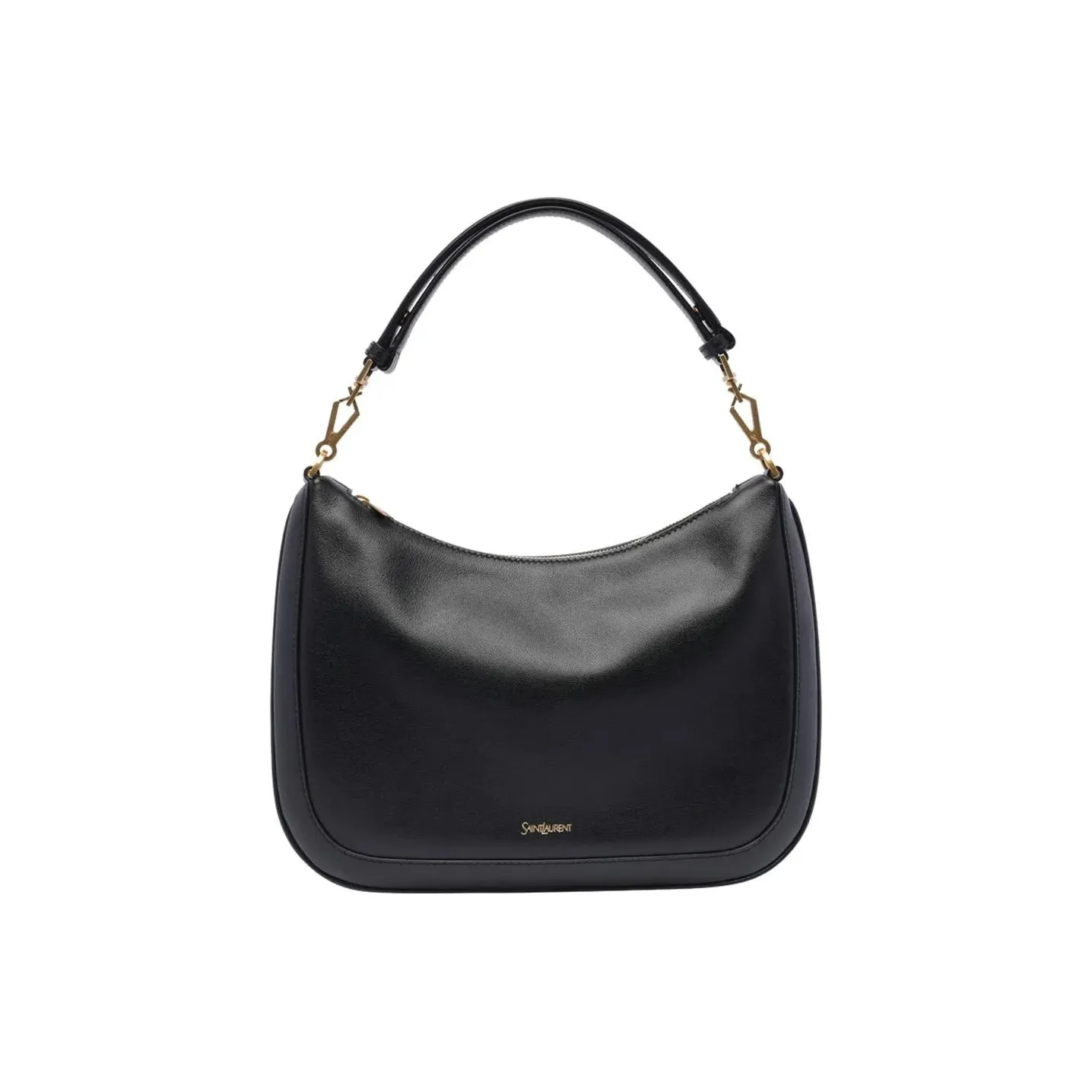 SAINT LAURENT Calfskin Handbag, Shoulder Bag Women's Black