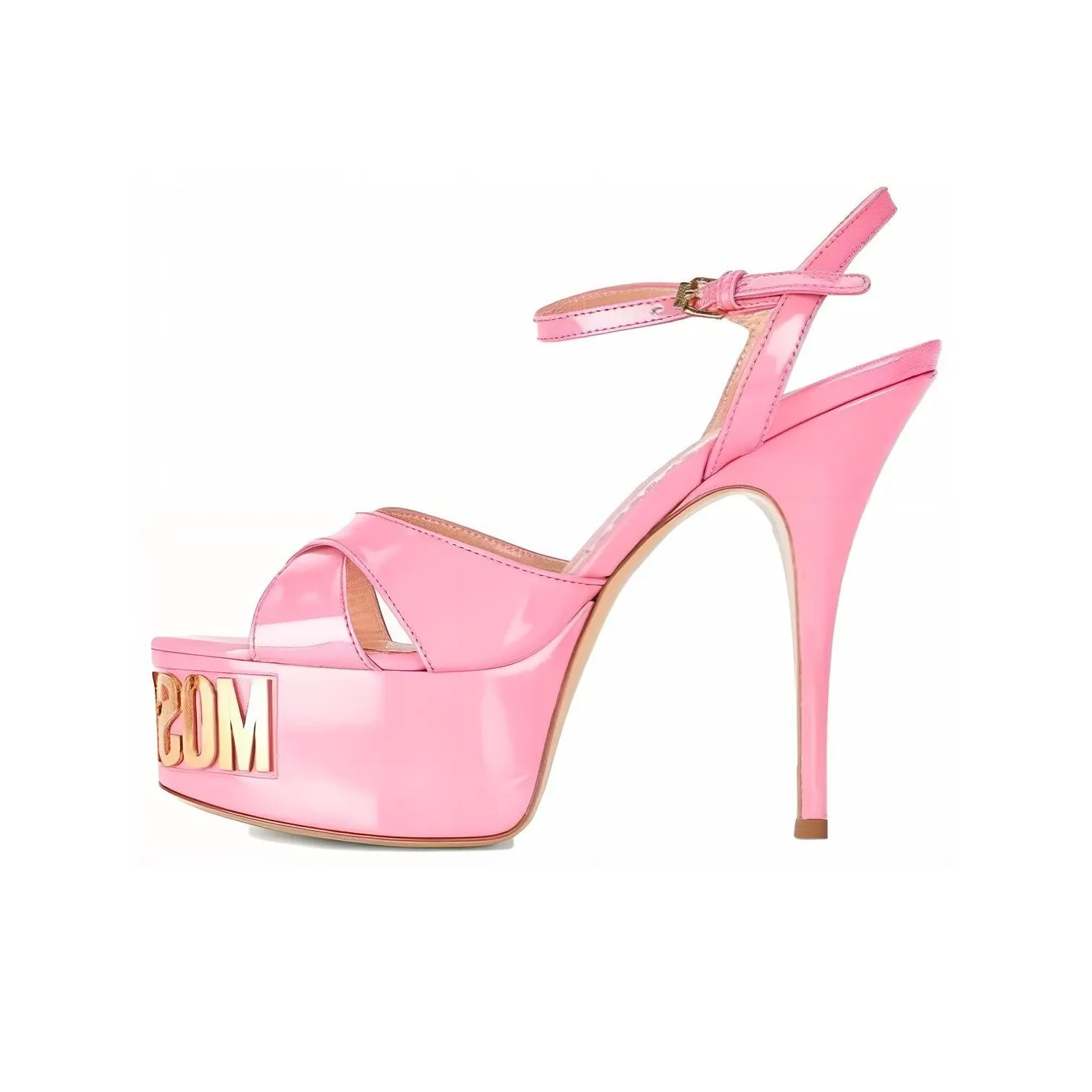 MOSCHINO One Strap Sandals Women's Pink
