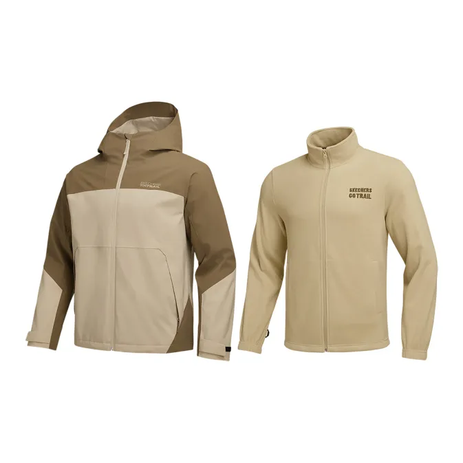 Skechers Windbreaker Jackets Men's Irish Cream/028R
