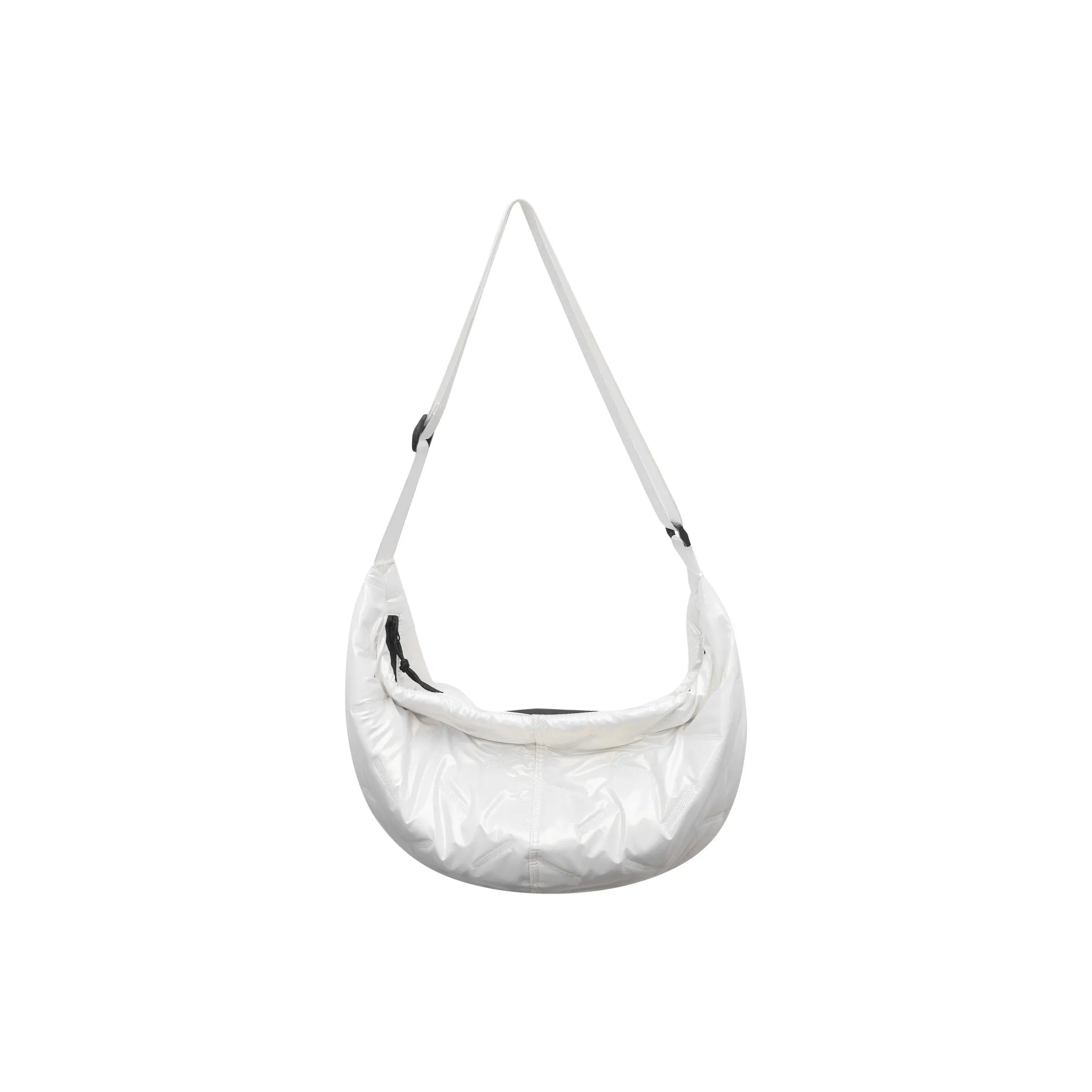 LUVISTRUE Beaded Cotton Shoulder Bag Crossbody Bag Regular Men's White/Silver/Black/Green