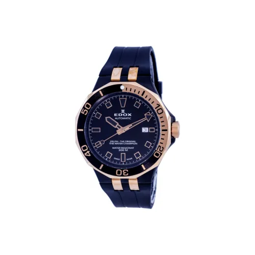 EDOX Автоматический Механический Часы Мужские Movement 44 мм Синий