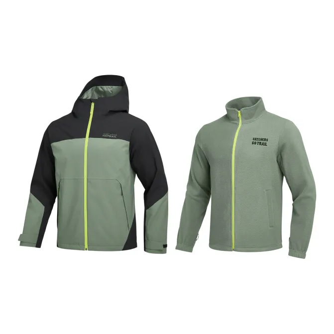 Skechers Windbreaker Jackets Men's Dracaena Green/035Z