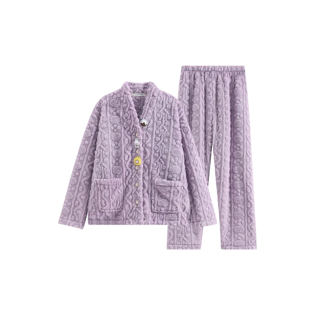 FENTENG Пижамный комплект женский цвет лаванда