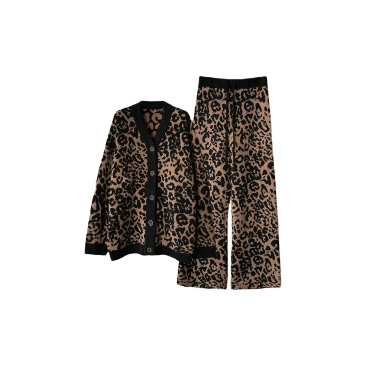 MIIOW Pajama Комплект Женский с Леопардовым Принтом