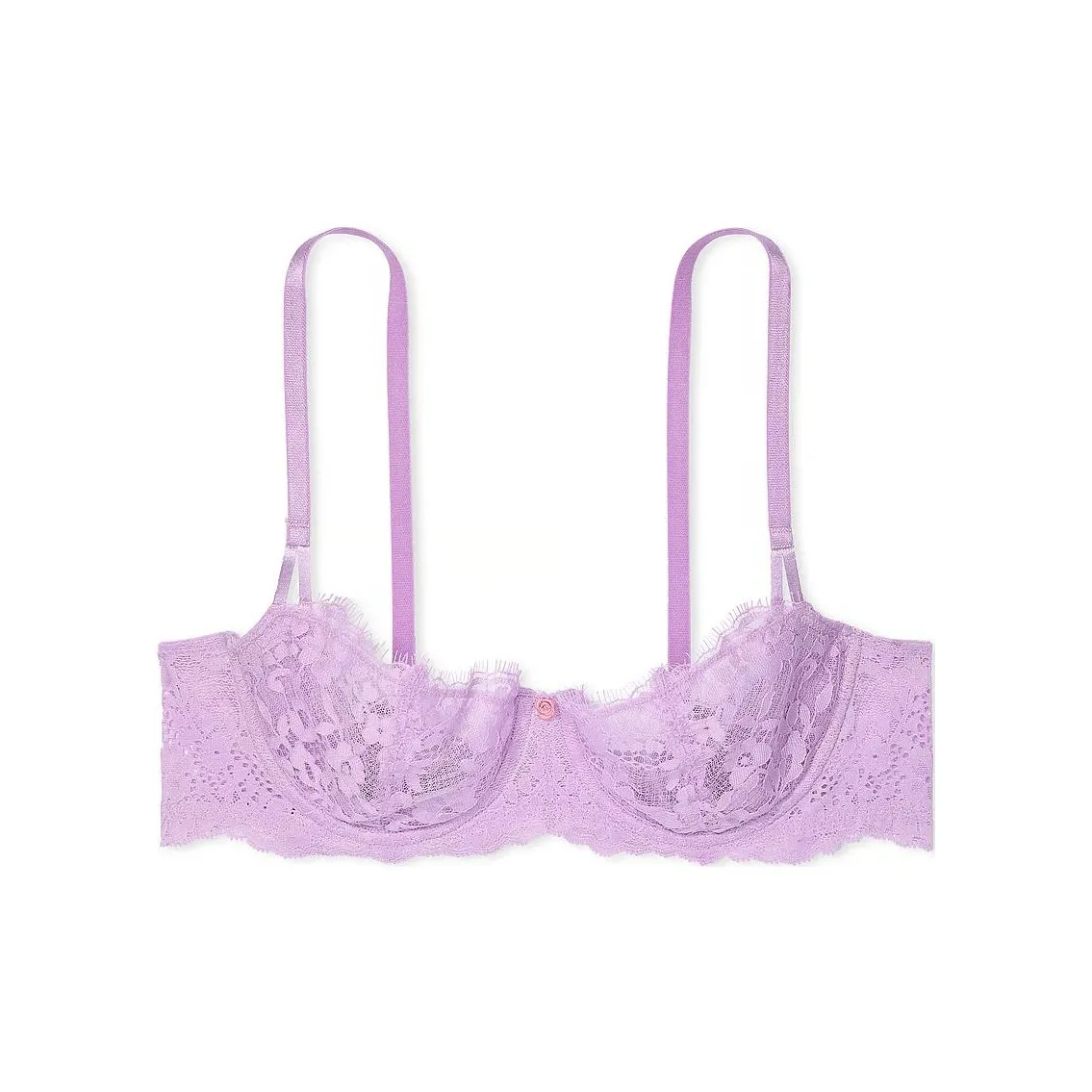 Victoria's Secret Dream Angels Wicked Unlined Lace Balconette Bra/SL Bra Women's Light Purple