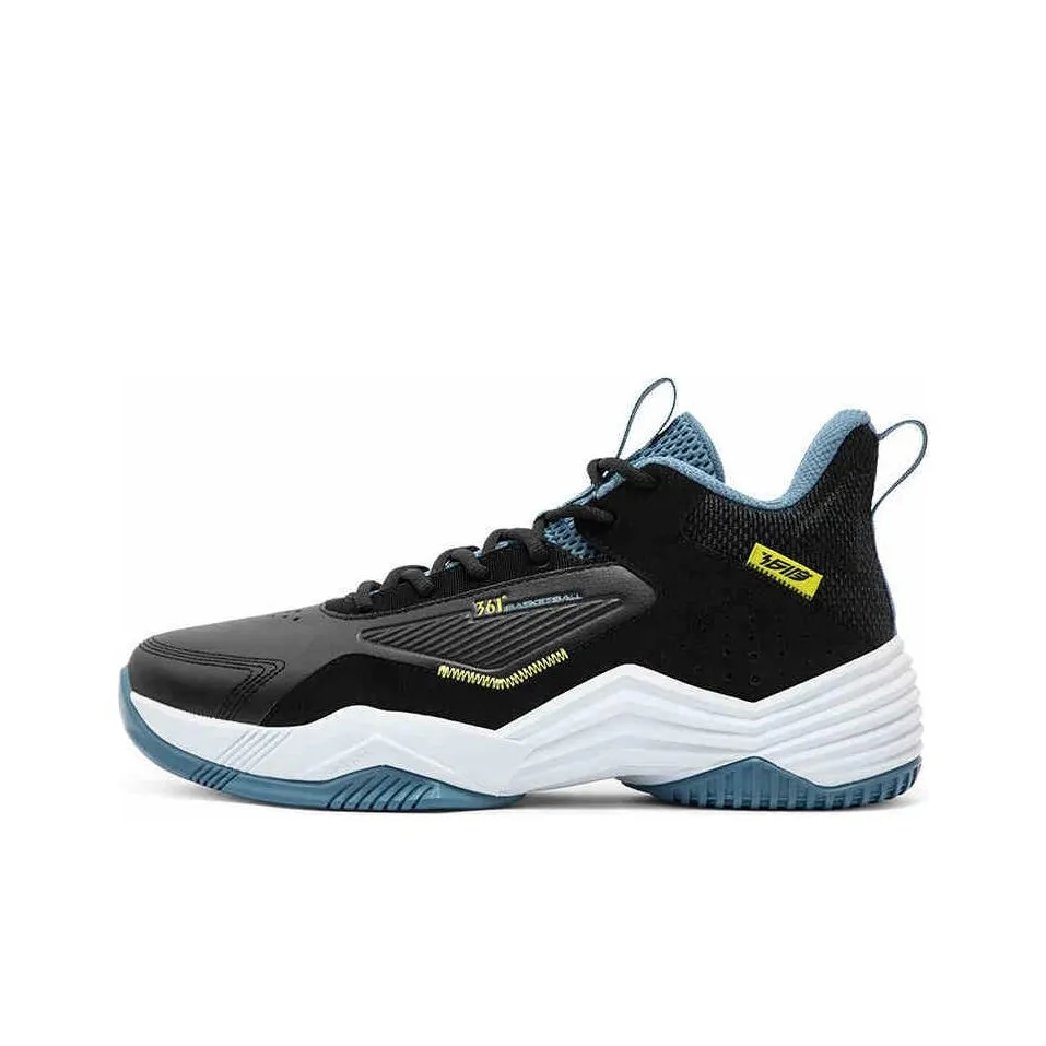 361° Штаны Устойчивые к истиранию Высокий Топ Баскетбольные кроссовки Мужские Черные Синие