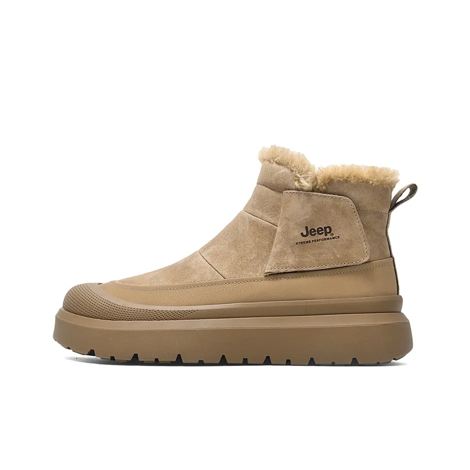 Jeep Warm Wear-Resistant Height Increasing Slip-Resistant Short Snow Boots
