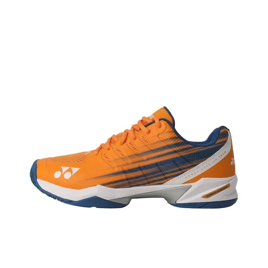 YONEX Амортизаторы Slip-resistant Низкие Кроссовки для тенниса Унисекс Оранжевый Синий