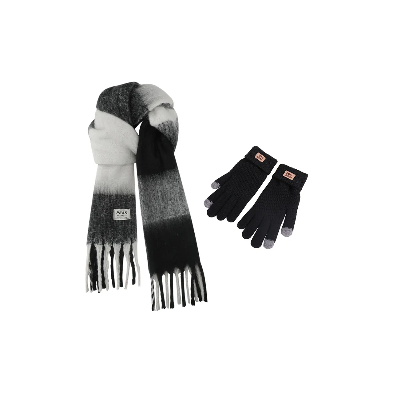 PEAK Полиэстеровый трикотаж Шарфы Унисекс