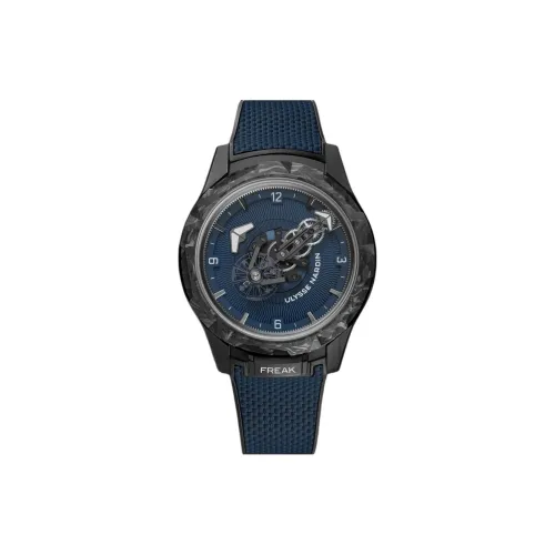 ULYSSE NARDIN Автоматический Механический Движение Мужские Часы 44 мм Синий