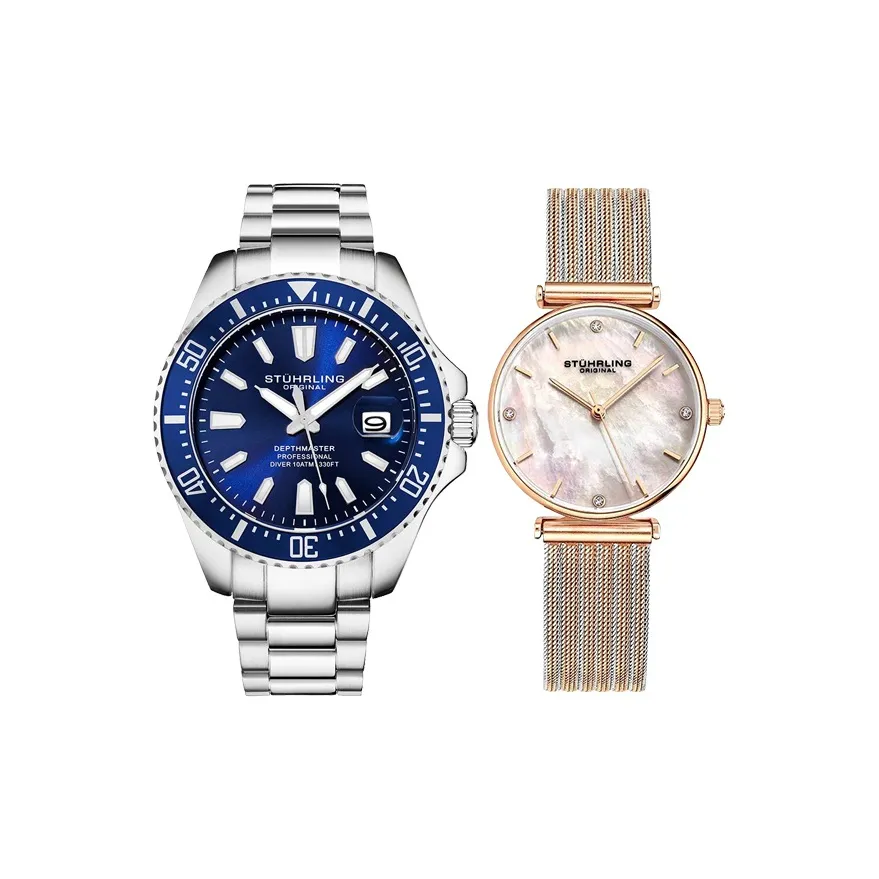 STUHRLING Schurigui Minimalist Style Casual Couple Watch Imported Western Кварцевые наручные часы