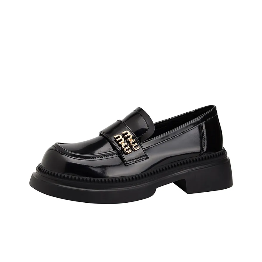 LANZA Лоферы Черный Лакированная кожа Женские