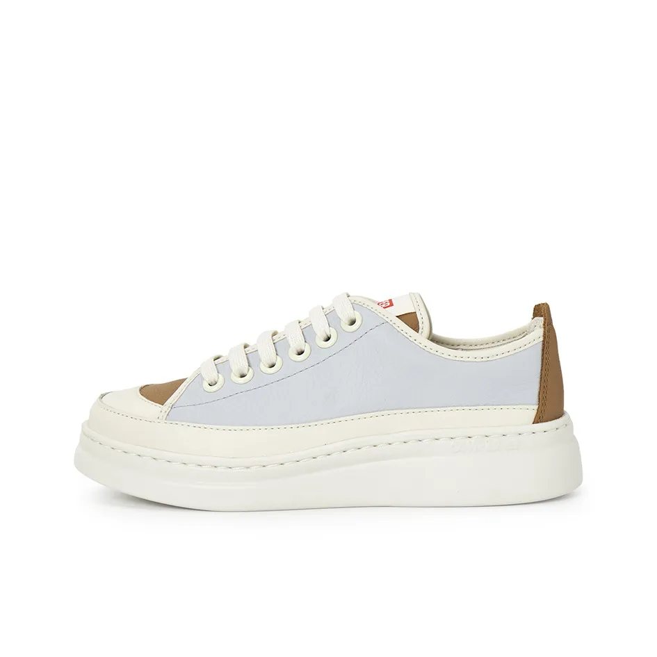 CAMPER Twins Abrasion Resistant Low Top Casual Shoes Women's White Brown