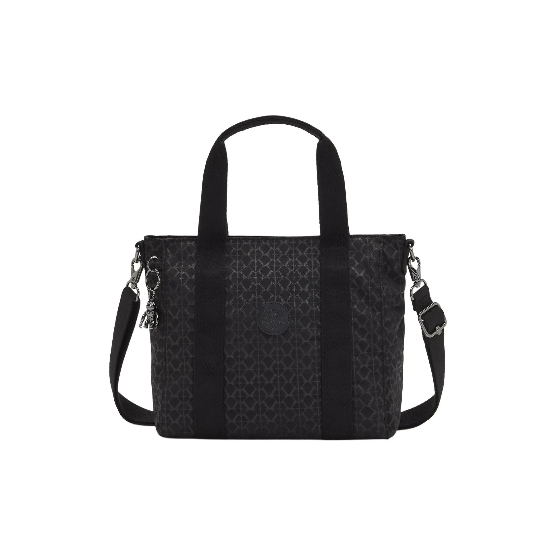 Kipling Nylon Tote Bag, Shopping Bag, Handbag Mini Women's Black