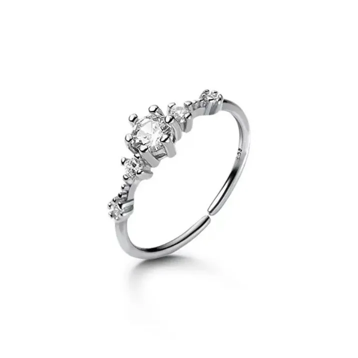 JESCAKOO 925 Sterling Silver Rings Women's