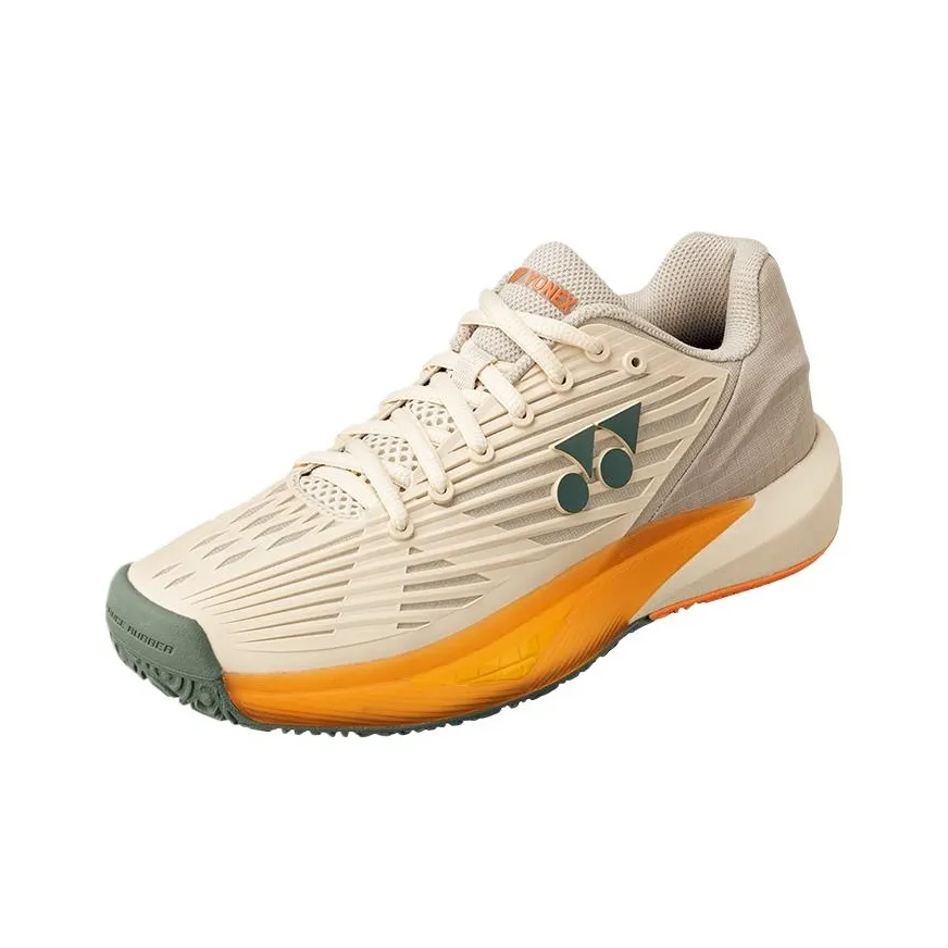 YONEX Anti Slip Wear Resistant Low Top Tennis Shoes Unisex Sandy Brown