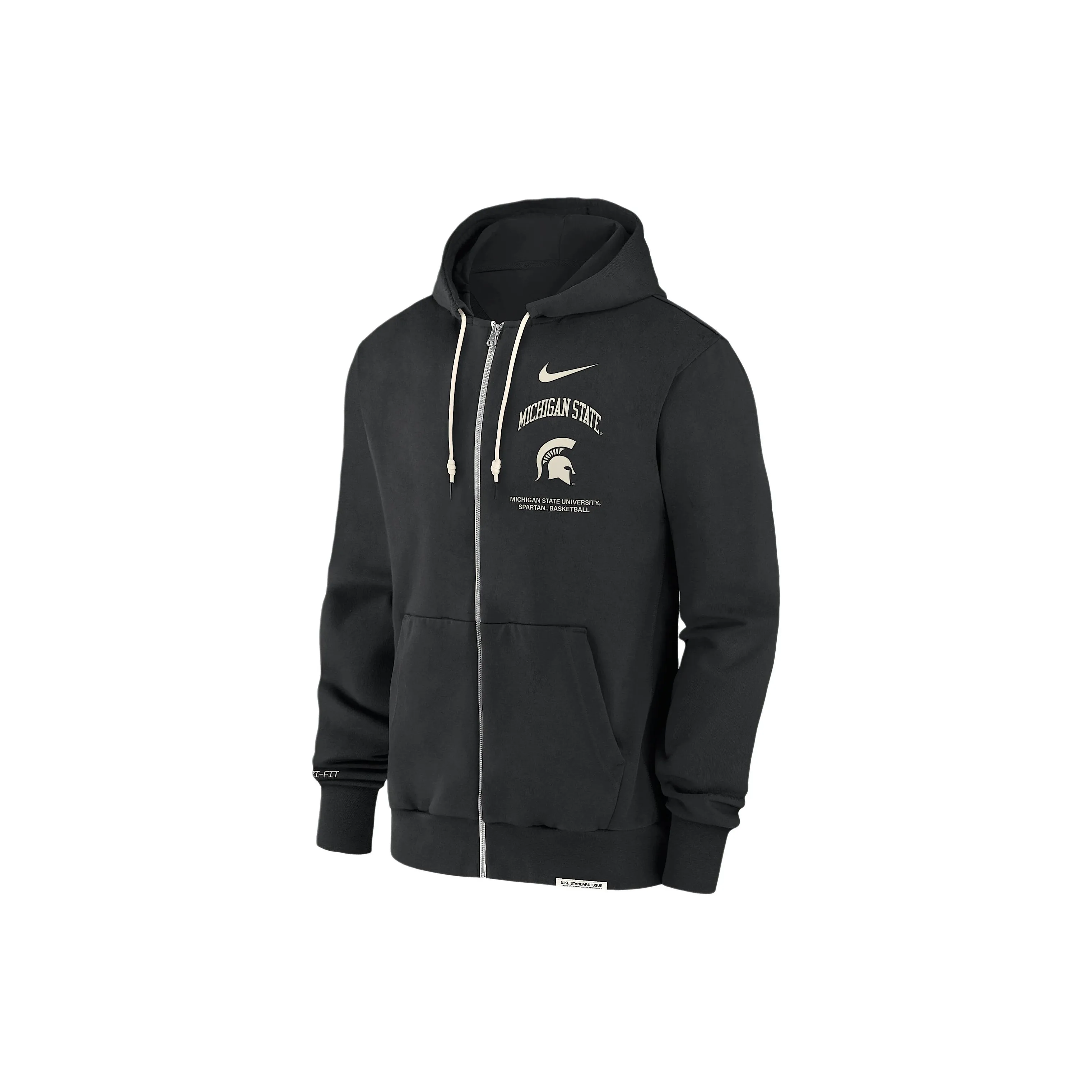 Nike Michigan State Spartans On Court Basketball Men's Nike Dri FIT College Full Zip Hoodie