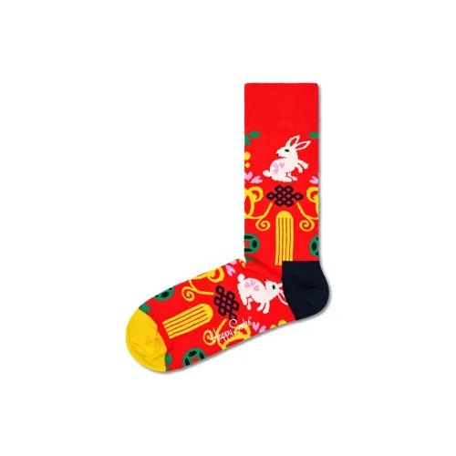 Happy Socks Red 1 шт Женские MID Носки до икры