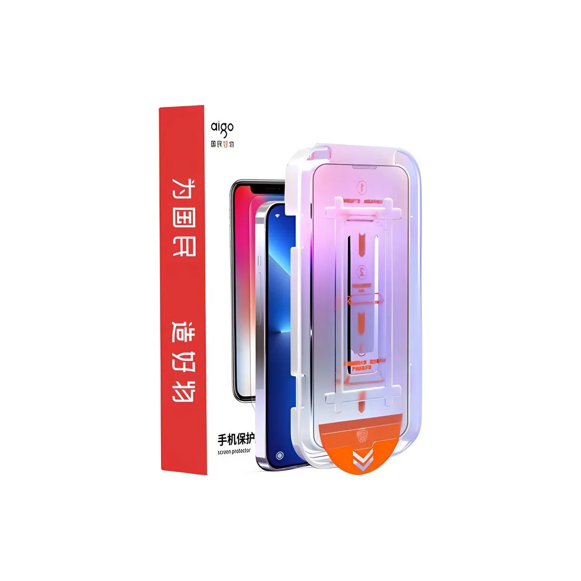 AIGO Tempered Film Eye Protection Film Anti Blue Light Anti Spying Apple 16Proma Dust Free Chamber Explosion Proof