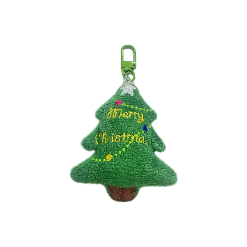 Dream Eater Милый Рождественская елка Вышитая ткань Кукла Куклы Плюшевый Подвеска 8 см Высота