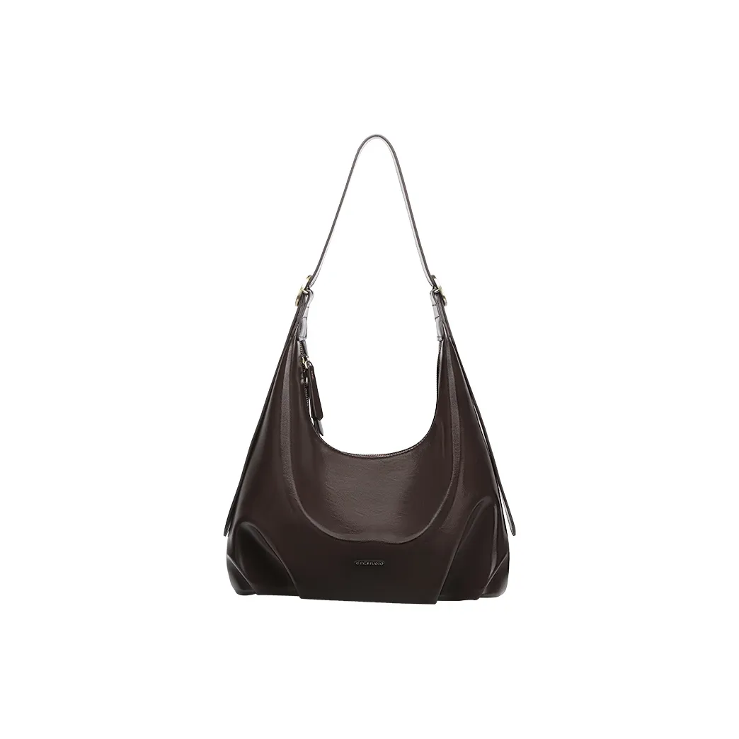 Tanita West Коровья кожа Тоут Сумка через плечо Большая Женская Шоколадно-коричневая