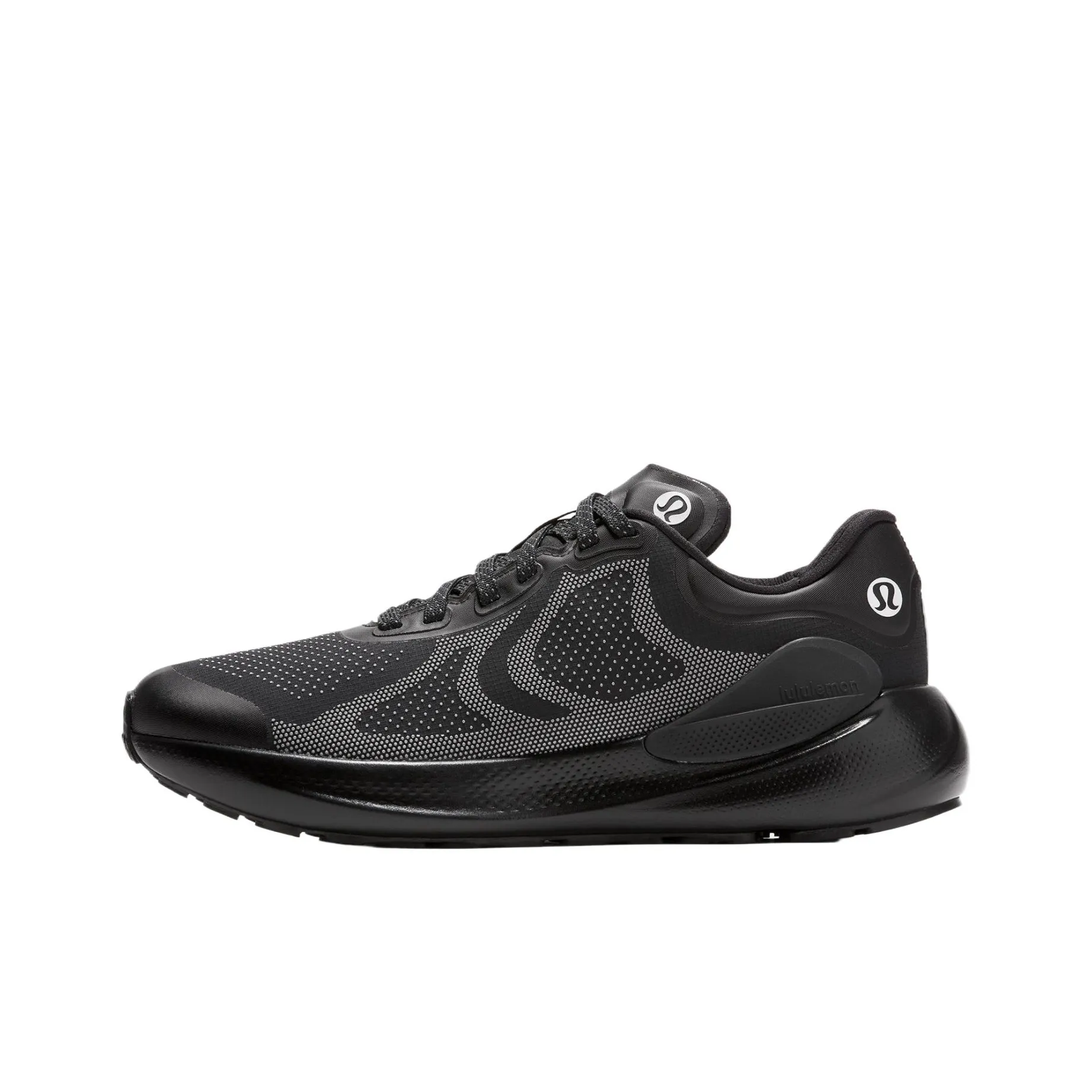 Lululemon Beyondfeel Anti Slip And Wear Resistant Support Lightweight Low Top Running Shoes Men's Black White