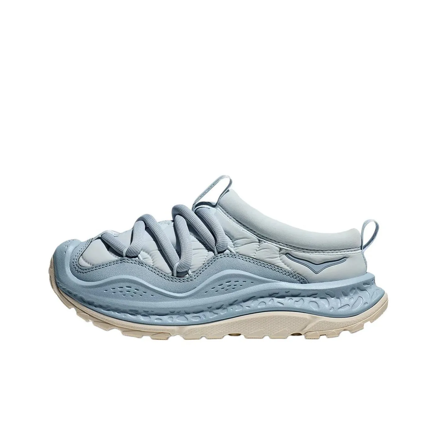 HOKA ONE ONE Ora Primo Anti Slip And Wear Resistant Warm Low Top Casual Shoes Unisex Blue Gray