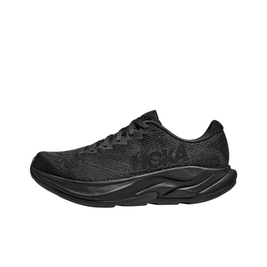 HOKA ONE ONE RINCON 4 Slip Устойчивый к истиранию Низкий Топ Повседневные Беговые кроссовки Мужские Черные