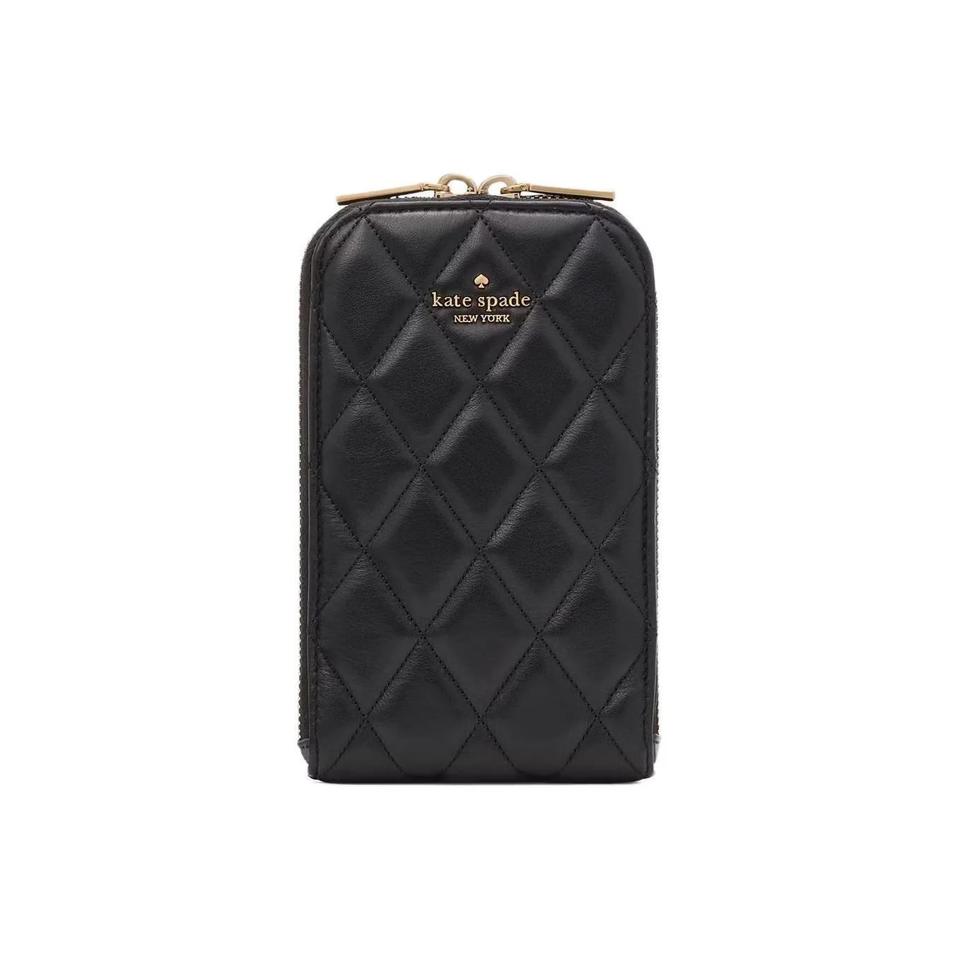 Kate Spade Leather Cell Phone Pouch Women's Black