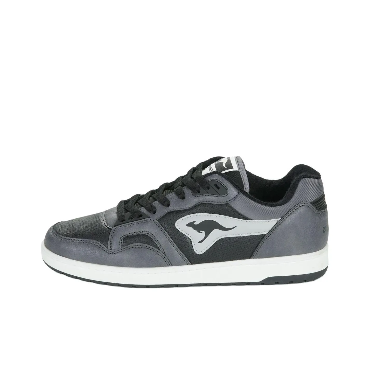 KangaROOS Anti Slip Wear Resistant Low Top Skateboard Shoes Unisex Gray