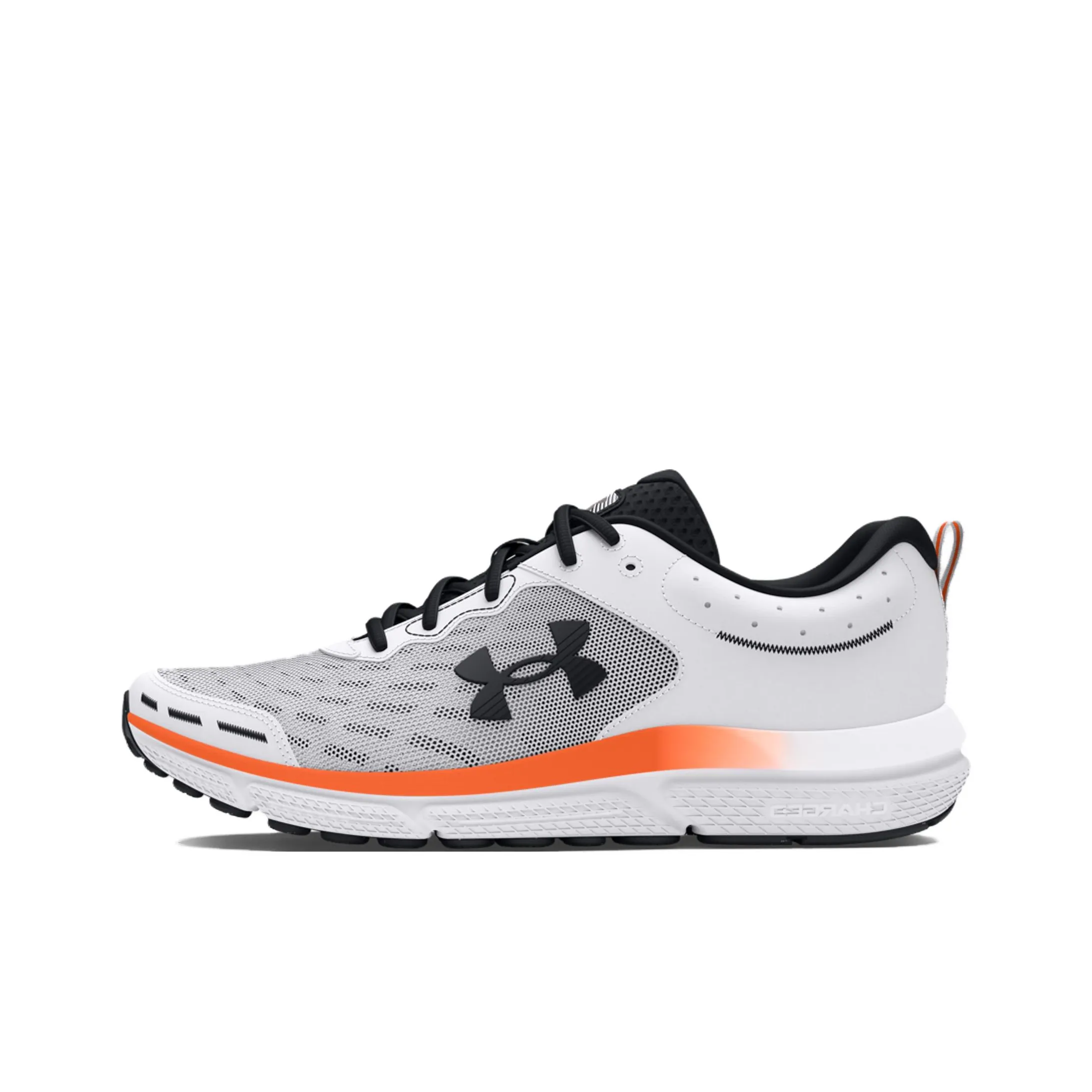 Under Armour Charged Assert 10 'White Black Orange'