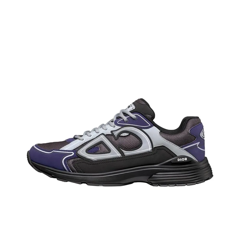 DIOR B30 CD Shoes Low Top Casual Shoes Men's Coal Gray