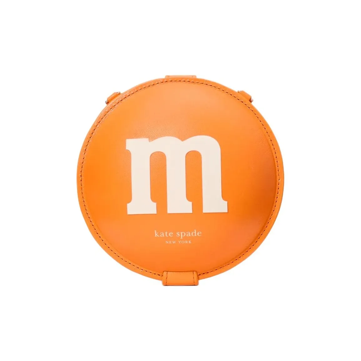 Kate Spade M&M'S Collaboration Cow Leather Shoulder Bag, Crossbody Bag Women's Orange