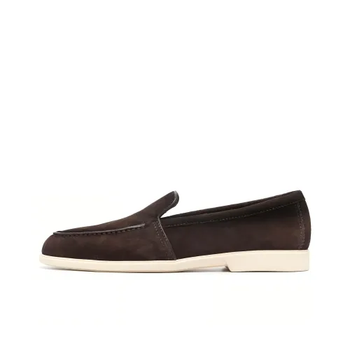 Santoni Лоферы Темно-кофейный Мужские