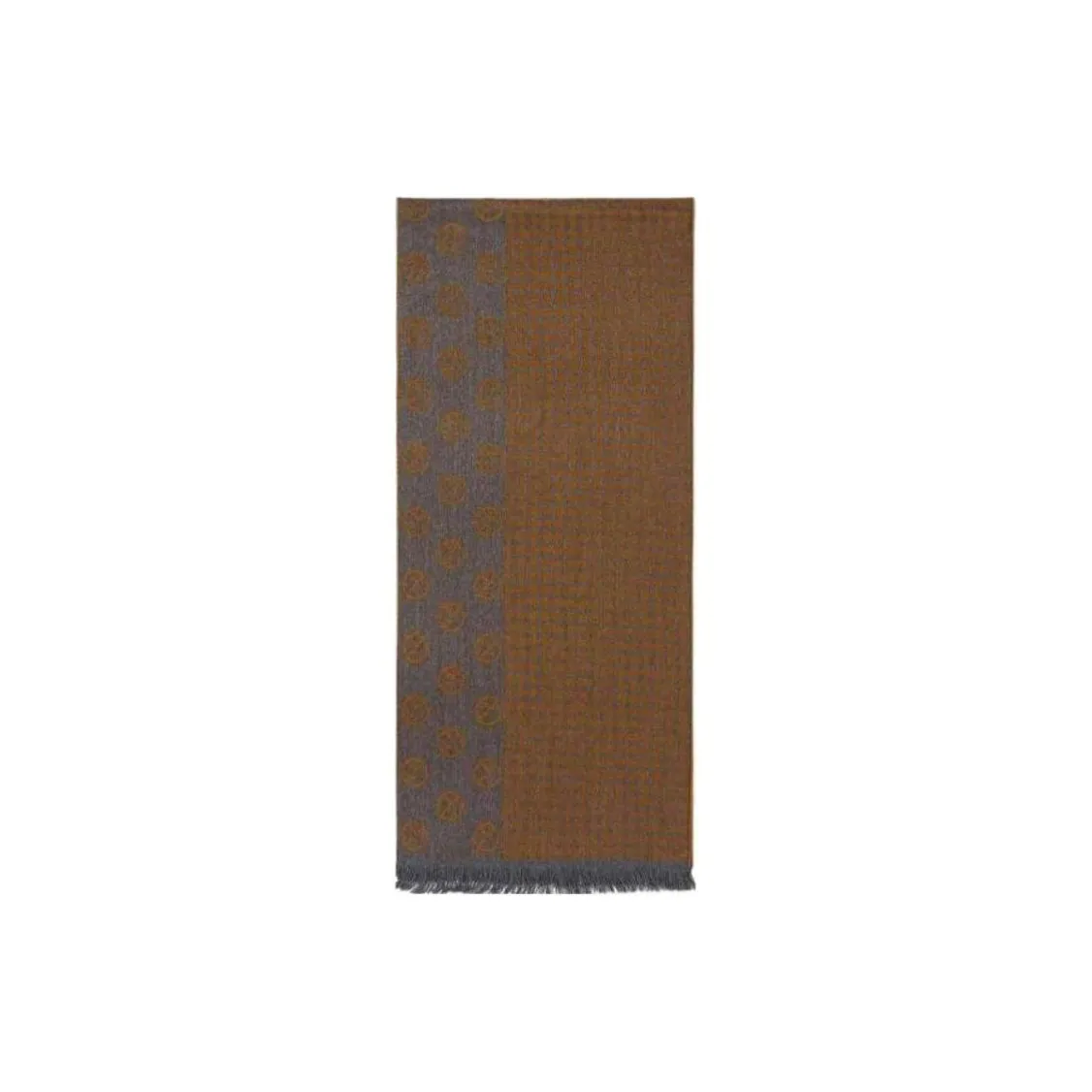GIORGIO ARMANI Wool Knit Scarves Women's Brown