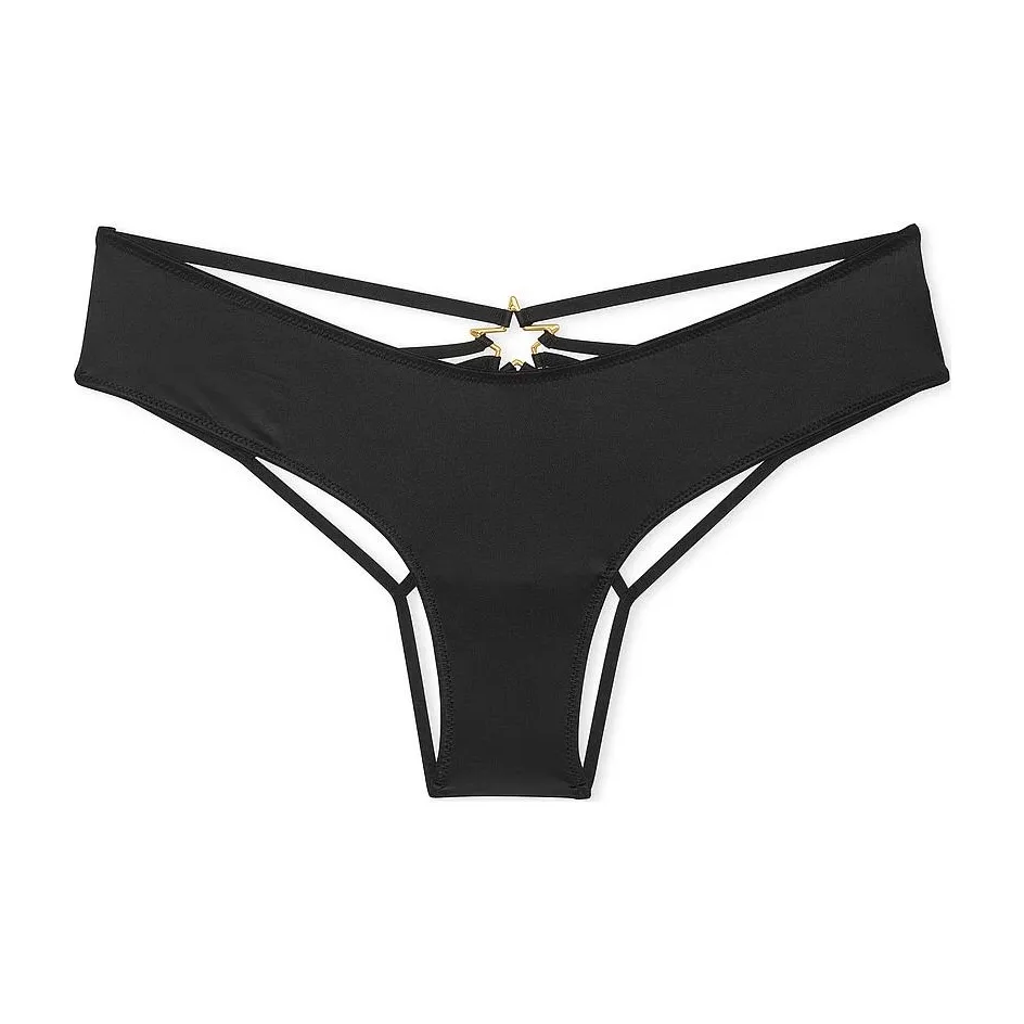 Victoria's Secret Very Sexy Smooth High Leg Cheeky Panty / Black Underpants Women's 1 Pack Black