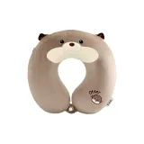 Otter 인형 U자형 베개 브라운